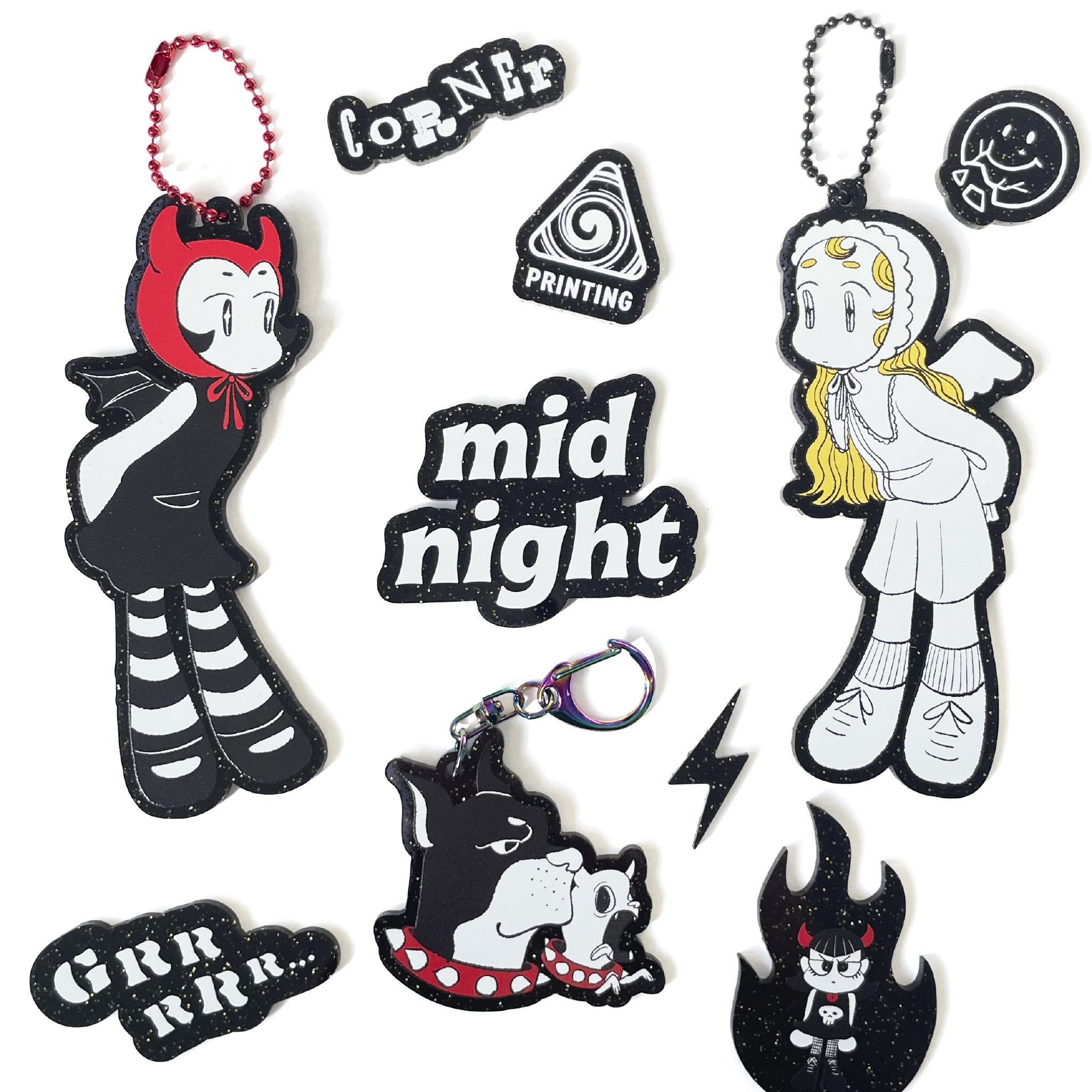 Acrylic Key Holder (Free-cut within A4(210mm x 297mm) Range) (#ACR-KA4)