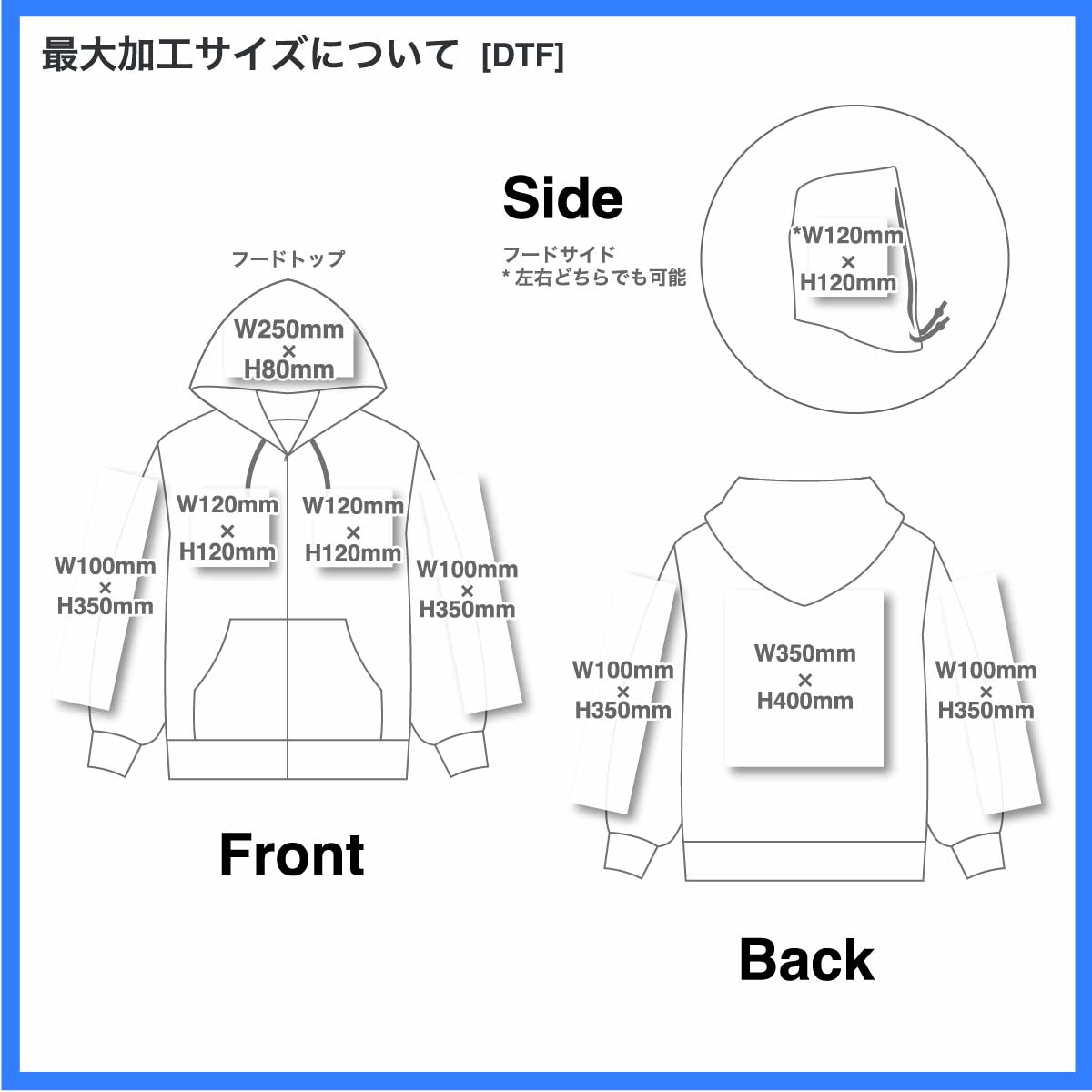 United Athle ユナイテッドアスレ 10.0 oz ビッグシルエット スウェット フルジップ パーカ 裏パイル (品番5203-01)