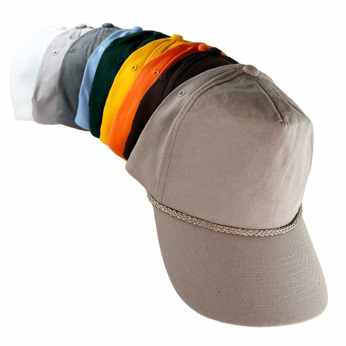 [Stock Only]  Cobra Caps 5 Panel Twill Snap Back Golf (#TSG)