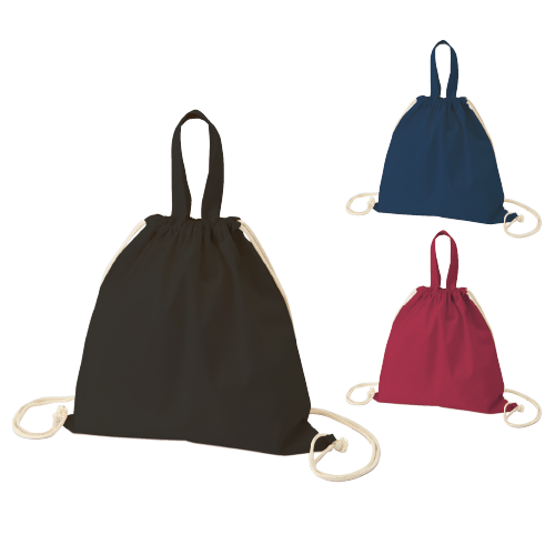 Trade Works 5.0 oz Cotton Backpack with Handles (#TR-0870)