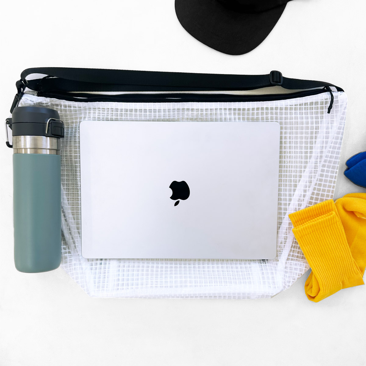 GRID CLEAR Shoulder Bag (#CPGB)