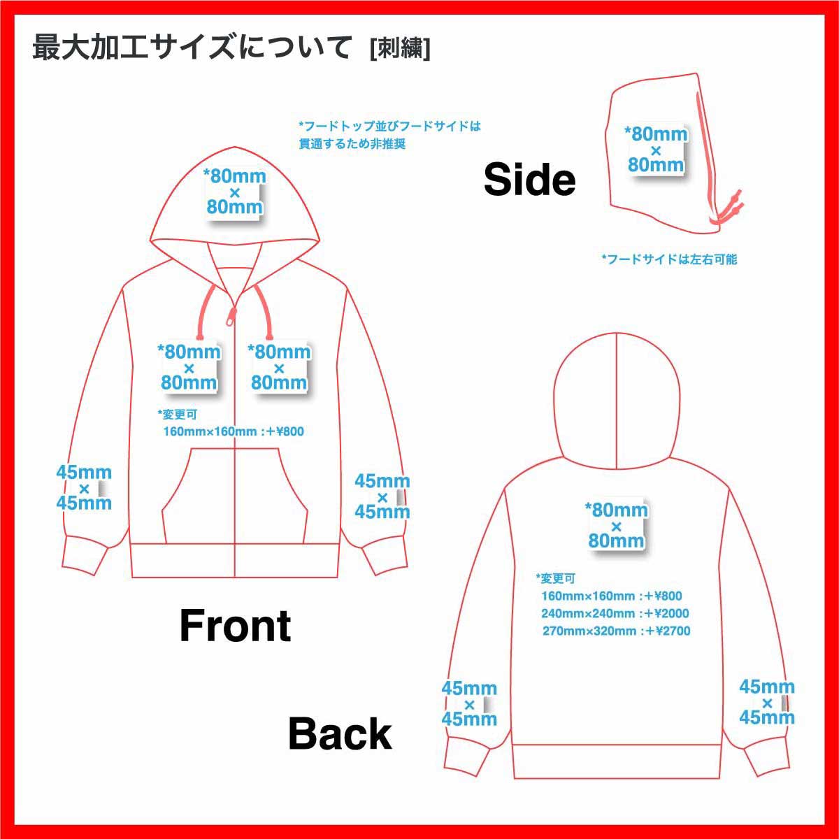 United Athle ユナイテッドアスレ 8.8oz オーセンティック パイル スウェット フルジップ パーカ(裏パイル)(品番5397-01)