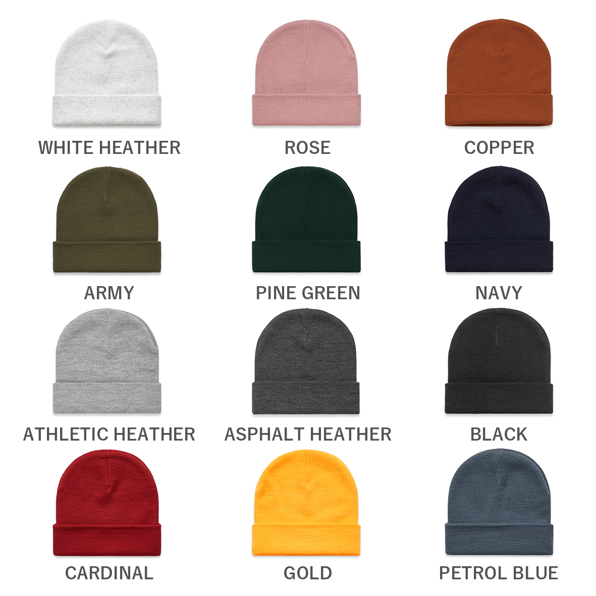 AS Colour エーエス カラー Cuff Beanie (品番1107US)