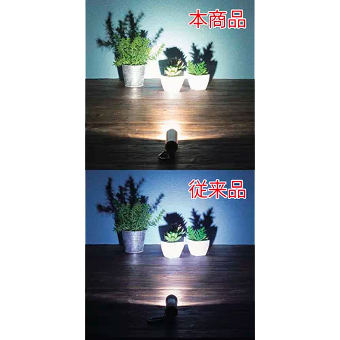 LED9灯カラビナ付ライト スムース (品番TS-1281)