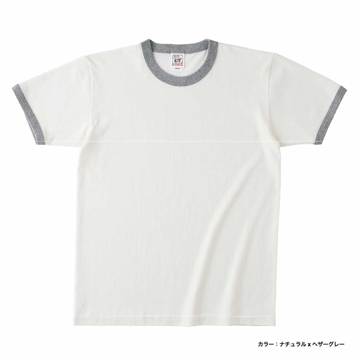 【関税込み】We11done グレー University プリントTシャツ オープンエンド マックスウェイト バインダーネックTシャツ