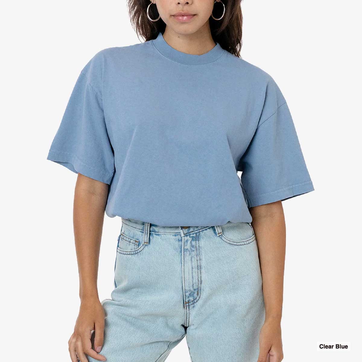 LOS ANGELES APPAREL ロサンゼルスアパレル S/S G-Dye CrewNeck 6.5oz [※国内] (品番1801GD-Z)