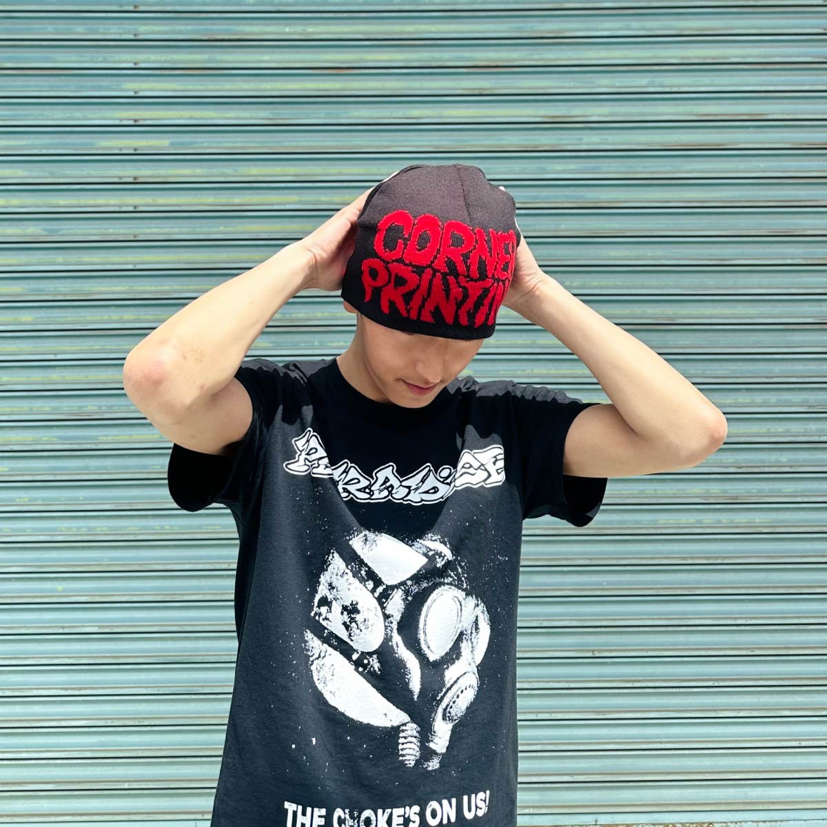 オリジナル編みシングルビーニー [柄糸1色] (品番CPKN-001)