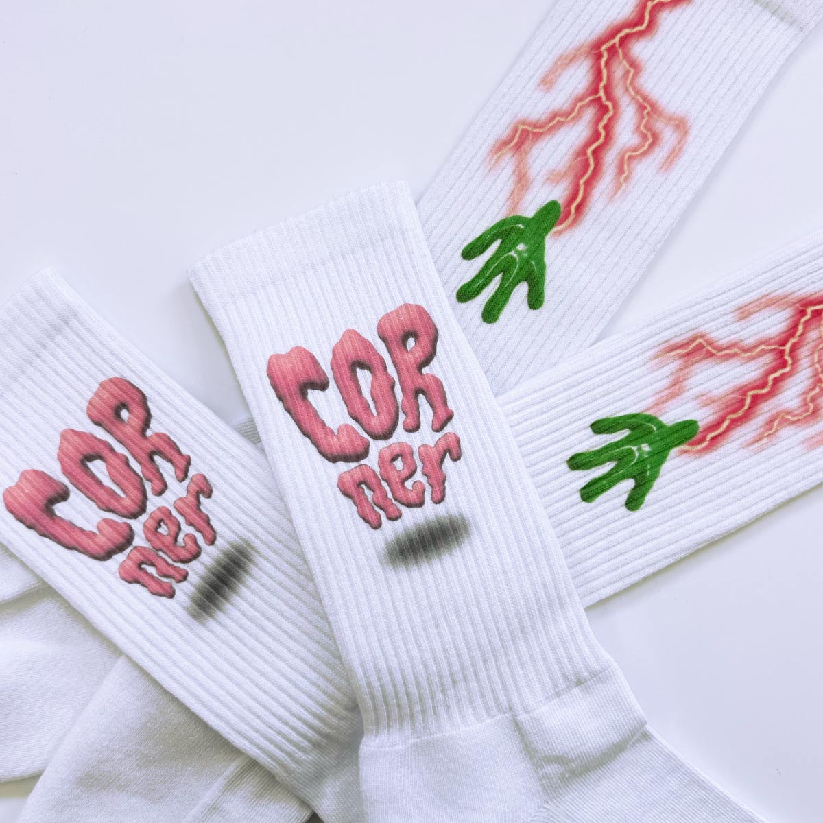 Women's Original Inkjet Sports Socks (#CPWS-008)