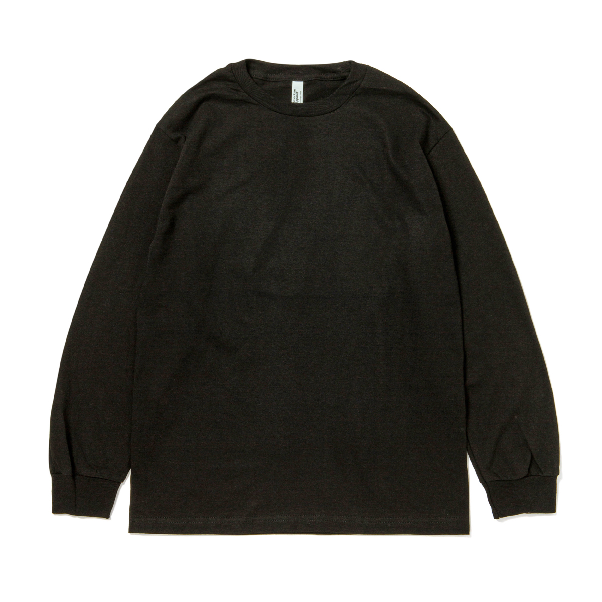 AMERI◆長袖Tシャツ/FREE/コットン/BLK/01320931380 CORNER PRINTING | 【B品SALE】AMERICAN APPAREL アメリカン