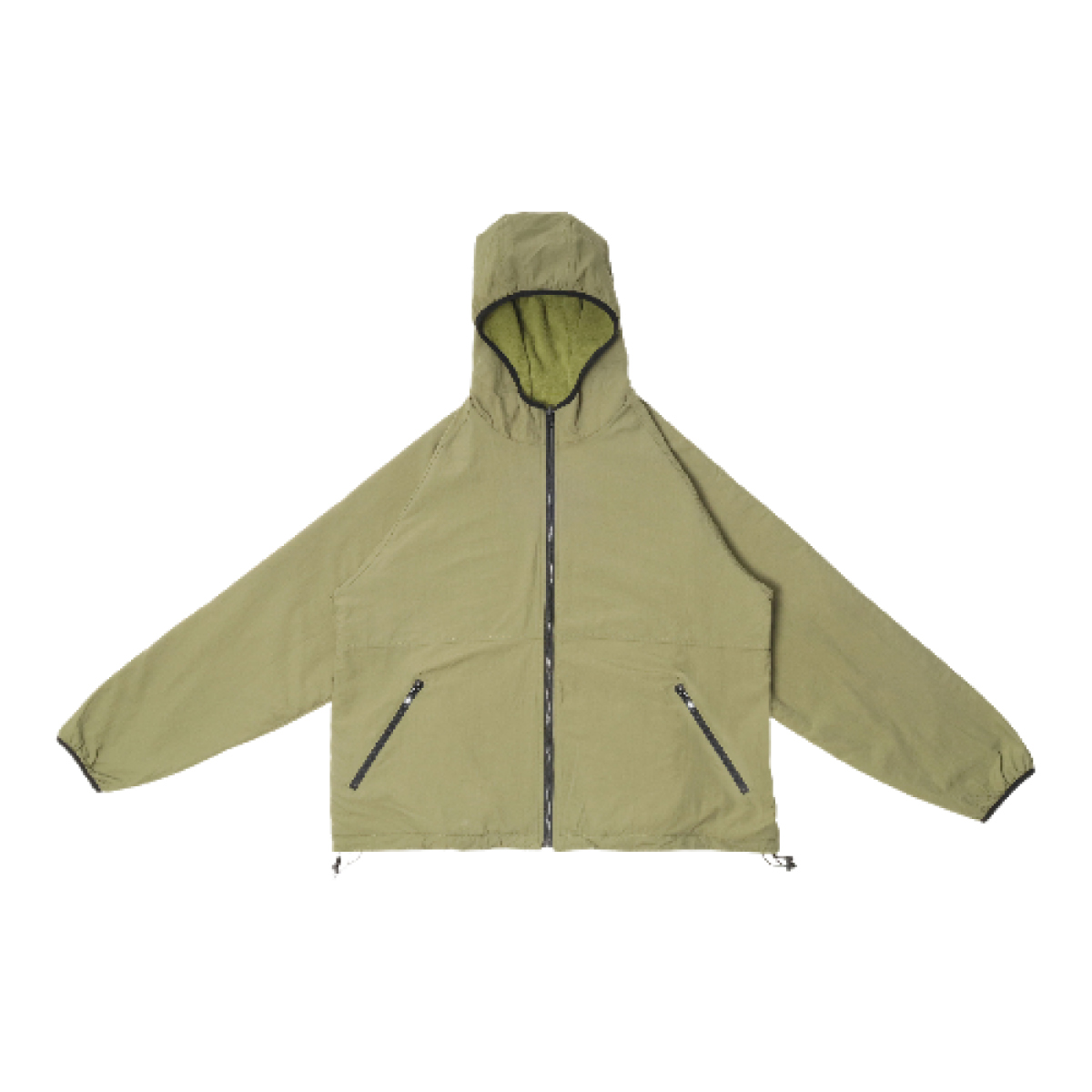 BEIMAR ビーマー リバーシブル マイクロ フリース フーデッド ジャケット (品番WB103MRH_3-Z)