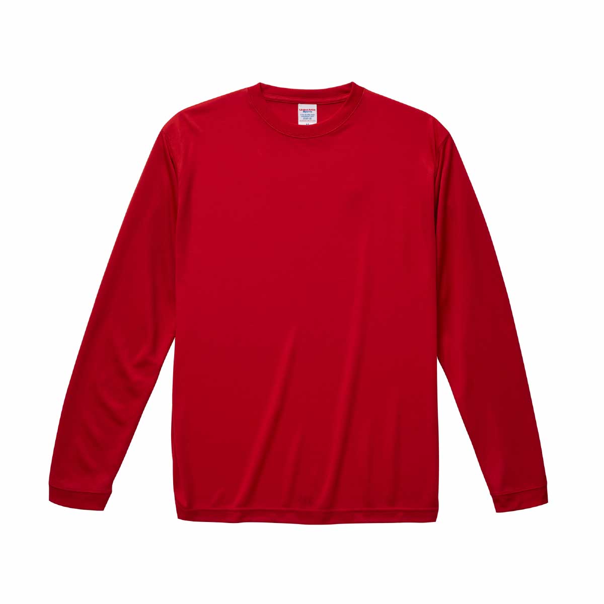 United Athle 4.7 oz Dry Silky Touch Long Sleeve T-Shirt (Non-bleed) (#5089-01)