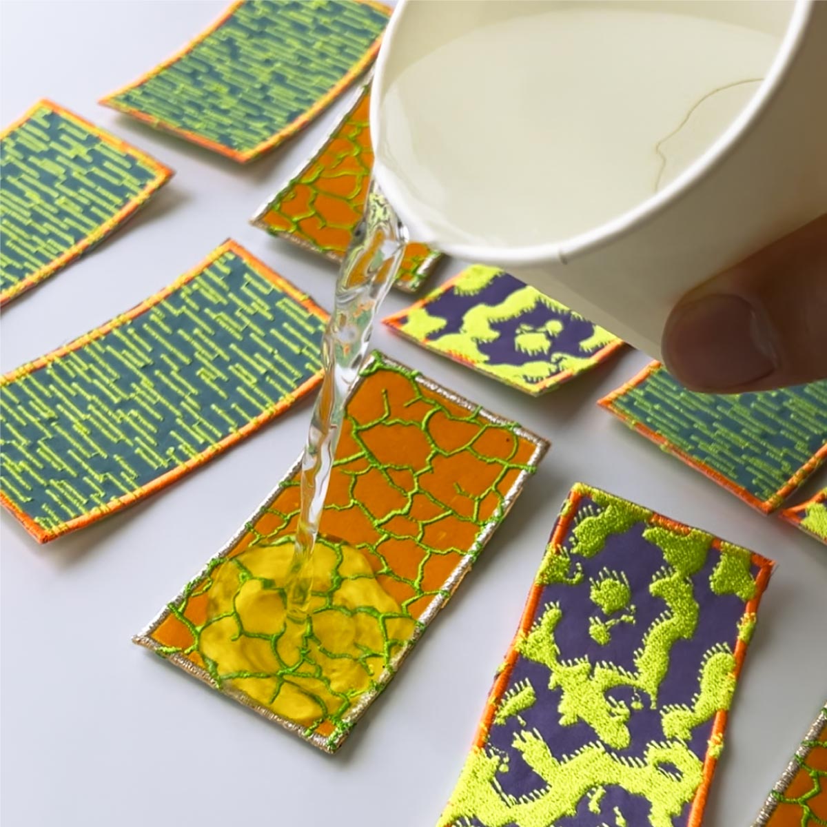 Heat reactive embroidered badge (#WAP-80-8)