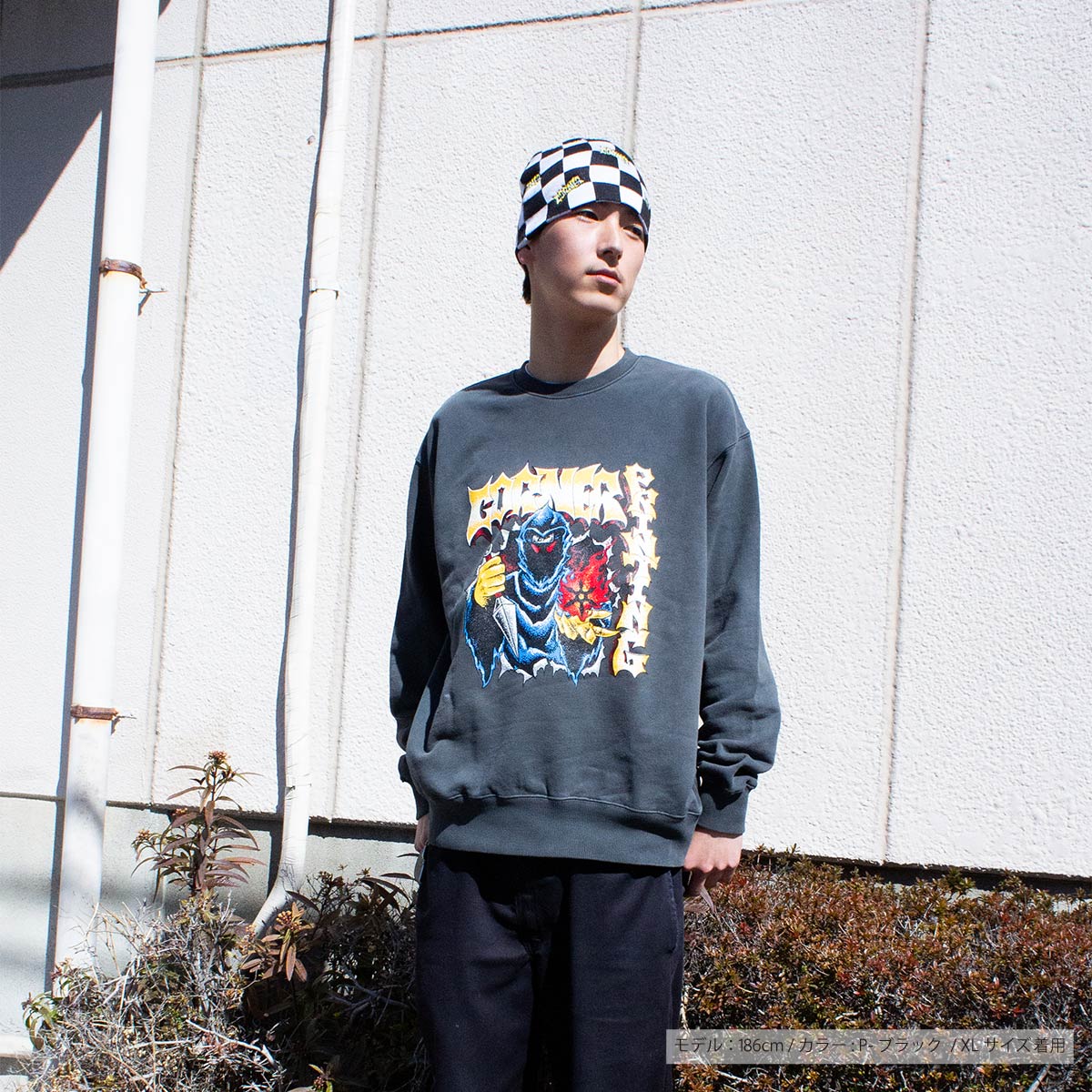 CORNER PRINTING | CROSS STITCH 10.0 oz Pigmented Sweatshirt