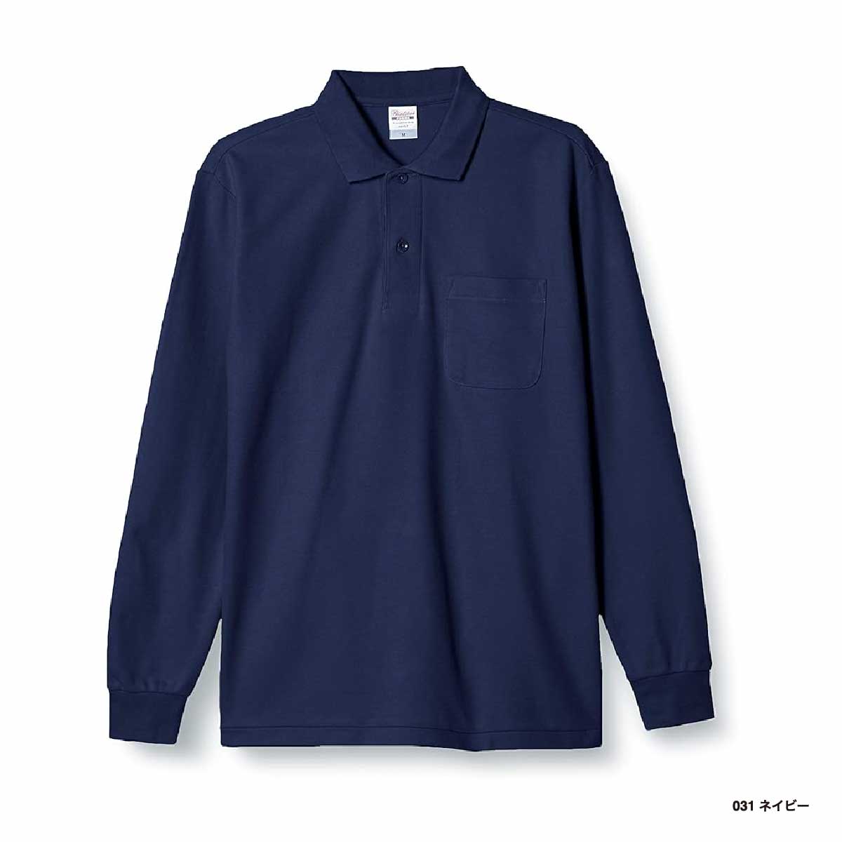 SAILORS 長袖ポロシャツ 新品プラスティックタグ付き stanley blacker】【長袖】胸刺繍長袖ポロシャツ/ネイビー