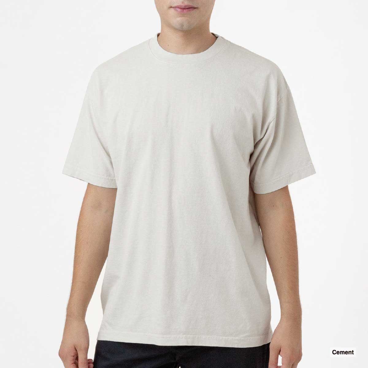 LOS ANGELES APPAREL ロサンゼルスアパレル S/S G-Dye CrewNeck 6.5oz [※国内] (品番1801GD-Z)