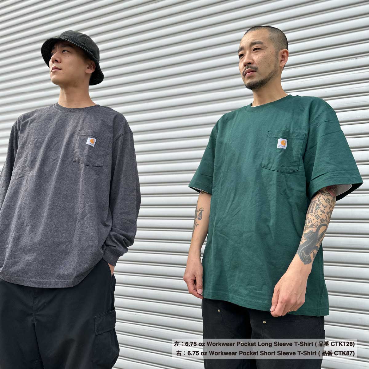 [Stock Only]  Carhartt 6.75 oz Workwear Pocket Long Sleeve T-Shirt (#CTK126)