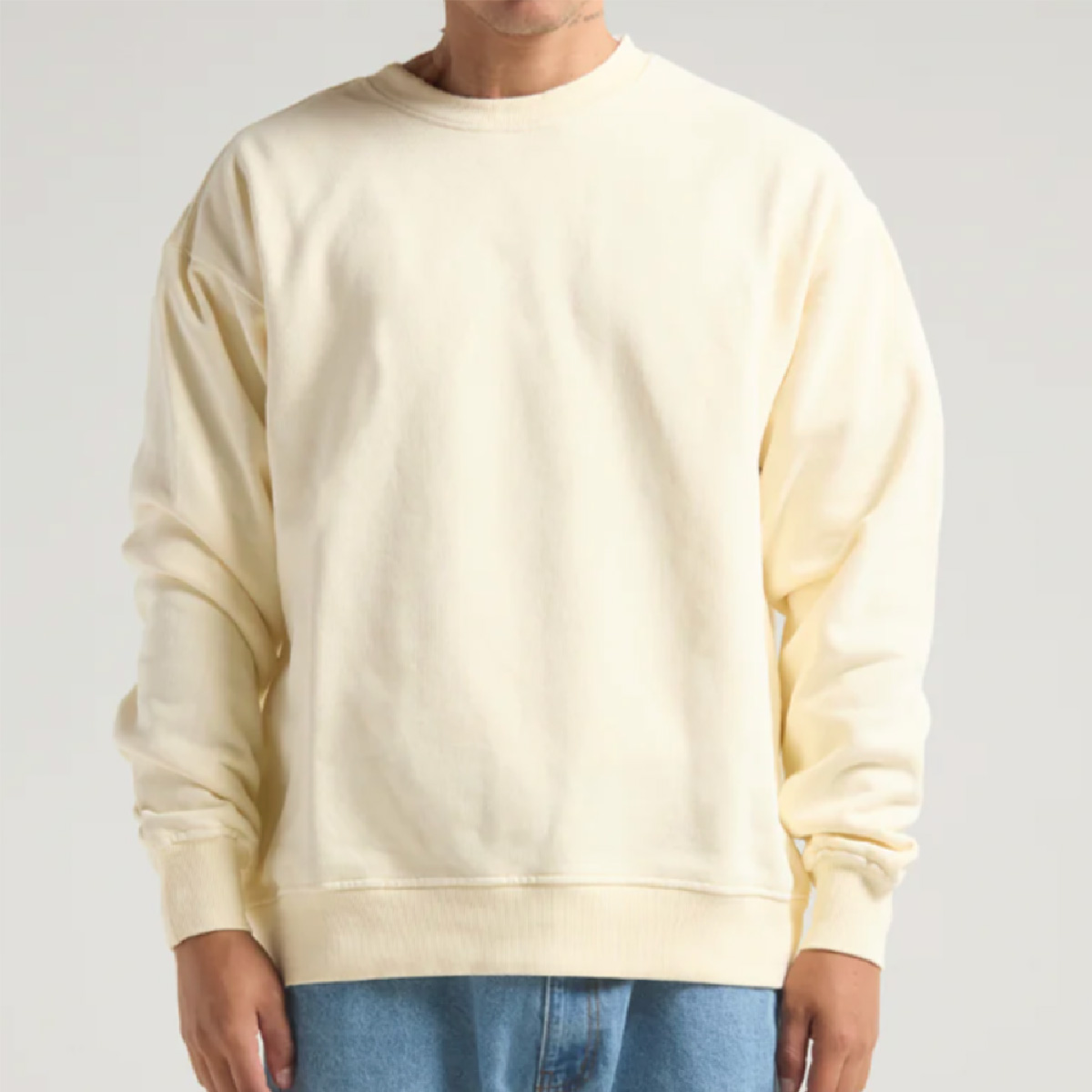 Garment Dye Fleece Crewneck Crew Neck – Shakawear.com