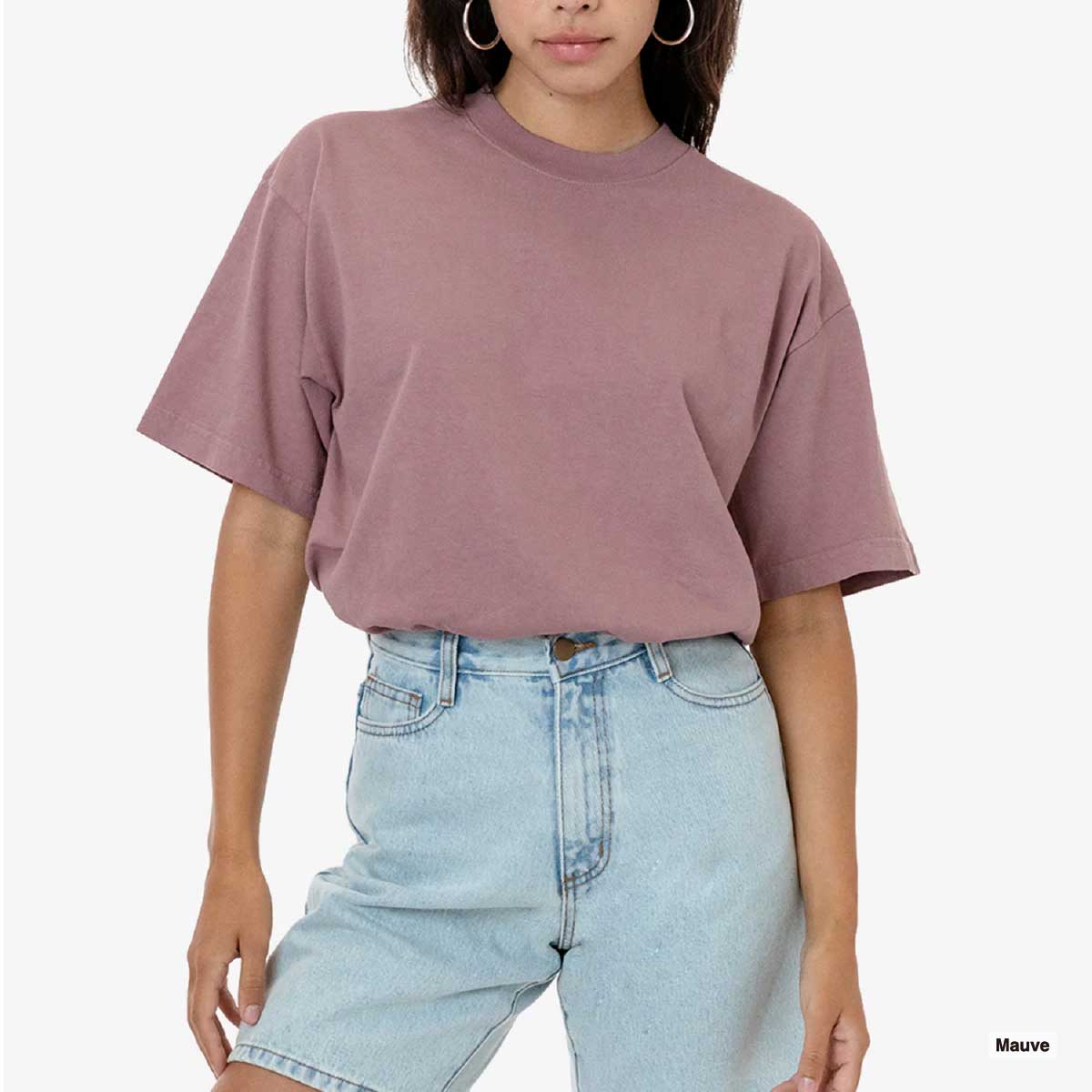 LOS ANGELES APPAREL ロサンゼルスアパレル S/S G-Dye CrewNeck 6.5oz [※国内] (品番1801GD-Z)