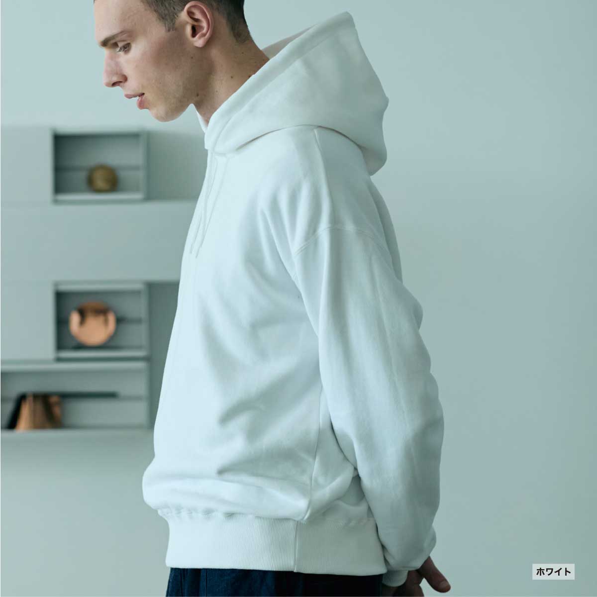 shadows スウェット セットアップ FACT H＞スフレ スウェット ハーフジップ ジャケット
