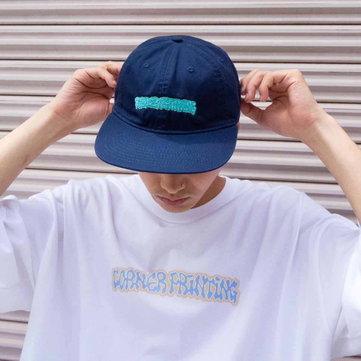 newhattan Cotton Flat Visor Unstructured Cap (#1480)