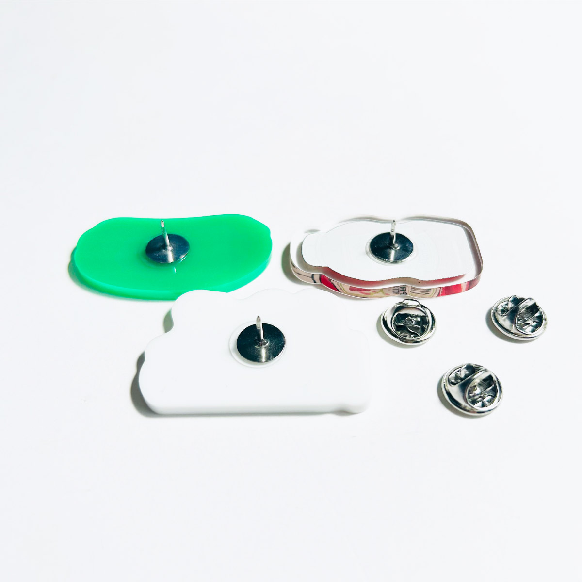 CORNER PRINTING | アクリルピンズ (4cm x 4cm以内) (5個セット