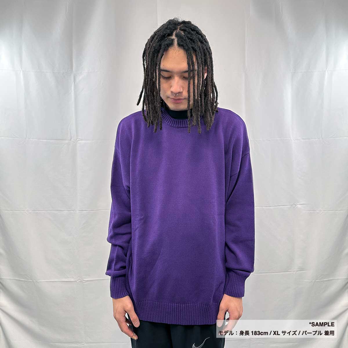 STUFF スタッフ コットンニットセーター (品番STF-007)