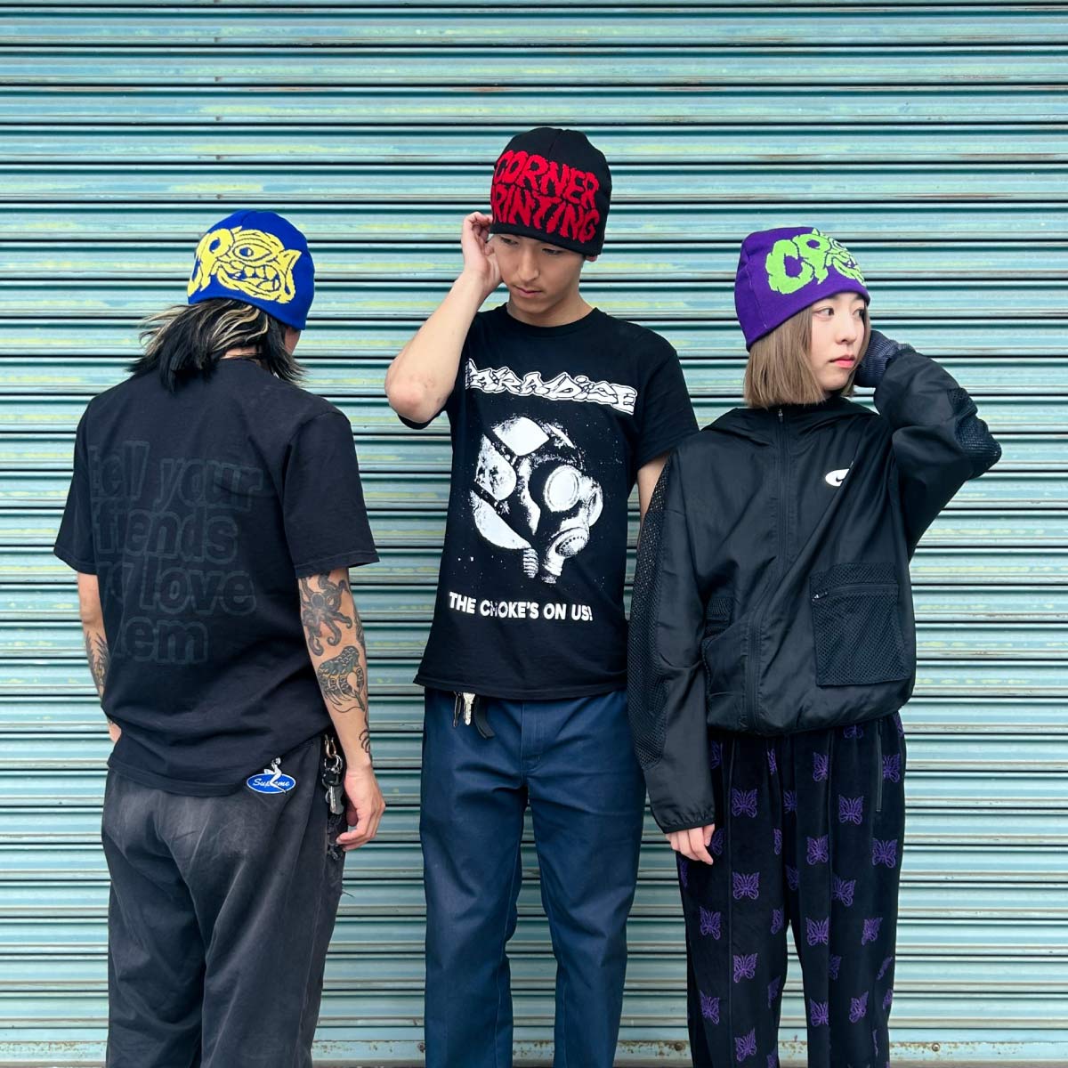 オリジナル編みシングルビーニー [柄糸1色] (品番CPKN-001)