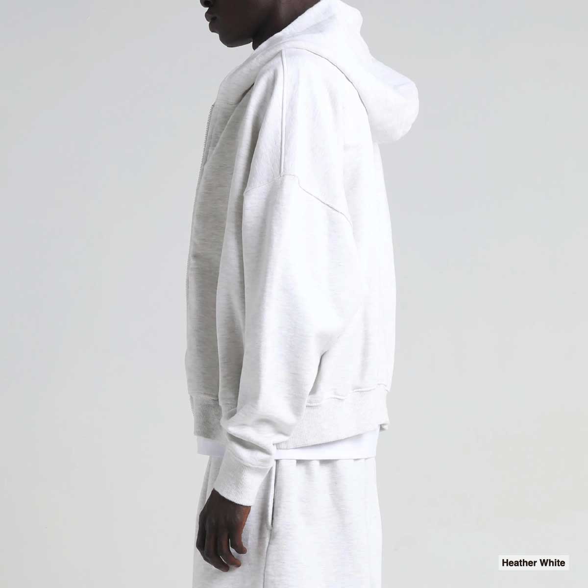 SHAKA WEAR  シャカウェア Garment Dye Cropped Double Zip Hoodie (品番SWGDCDZH)