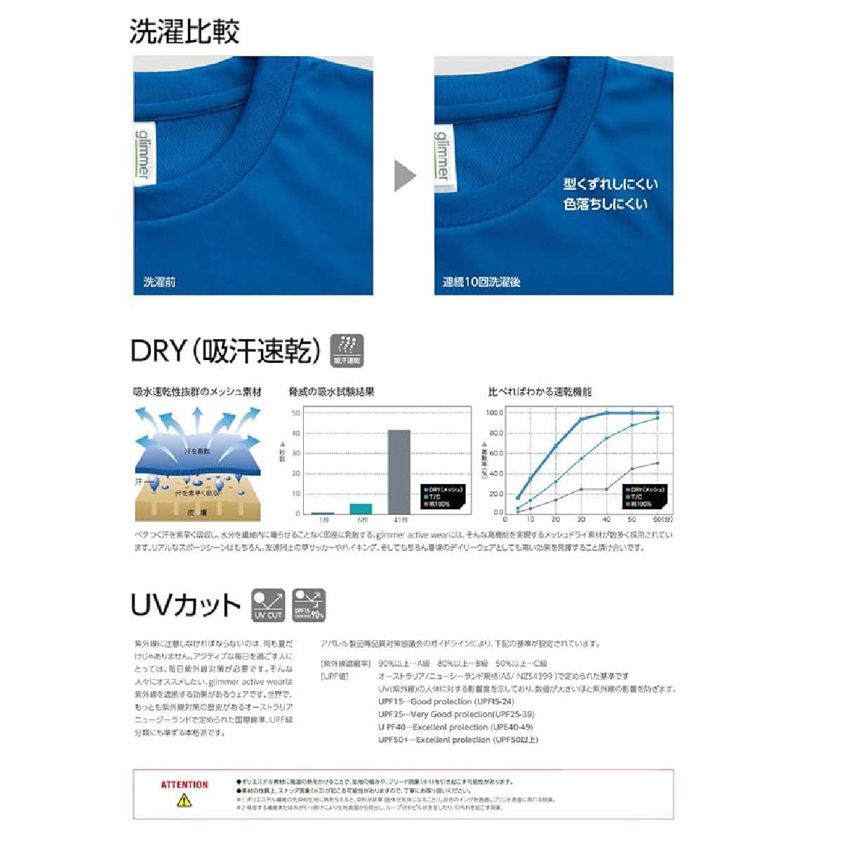 glimmer グリマー 4.4 oz ドライTシャツ <キッズサイズ> (品番00300-ACT-KIDS)