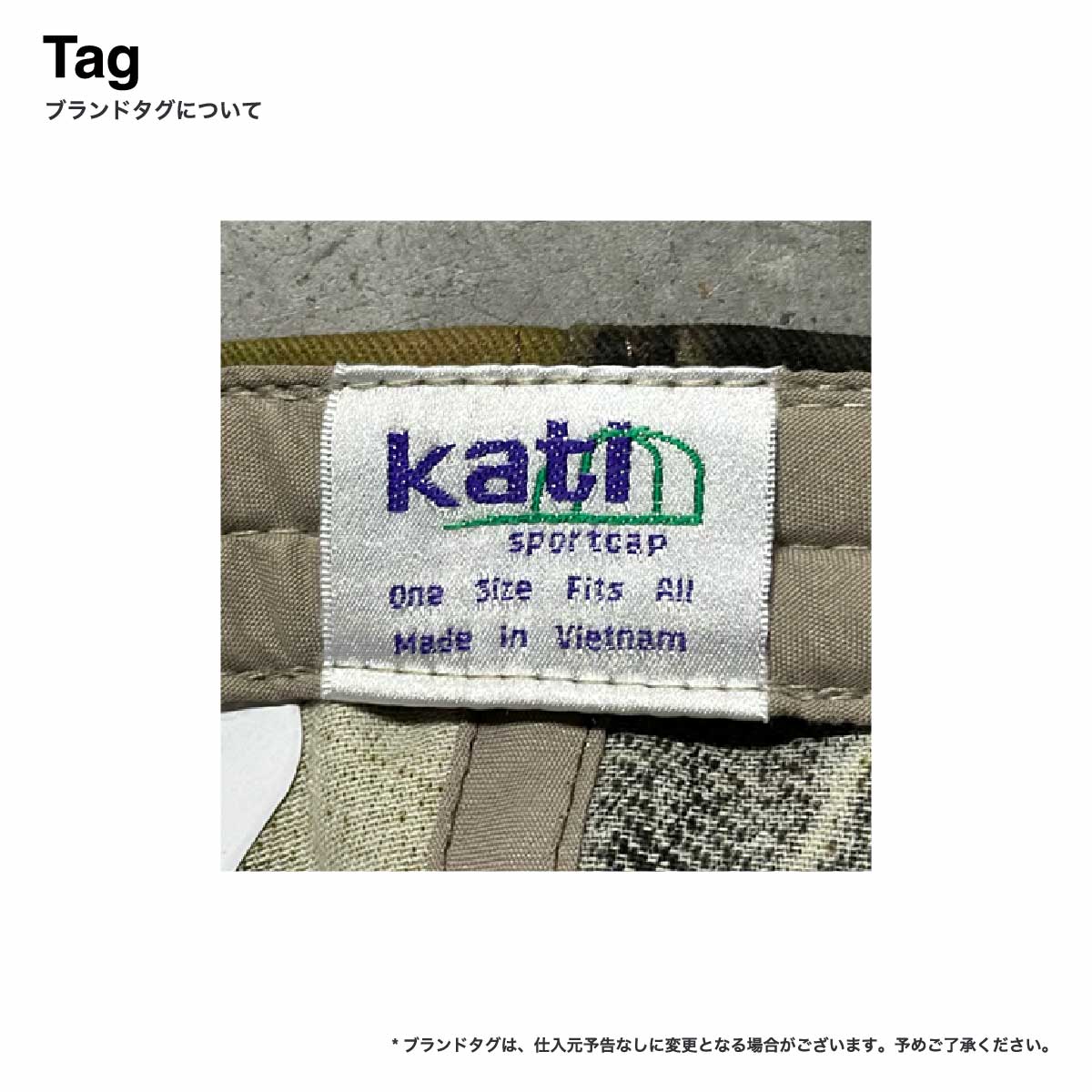 Kati カティ Licensed Camo Cap (品番LC10US)