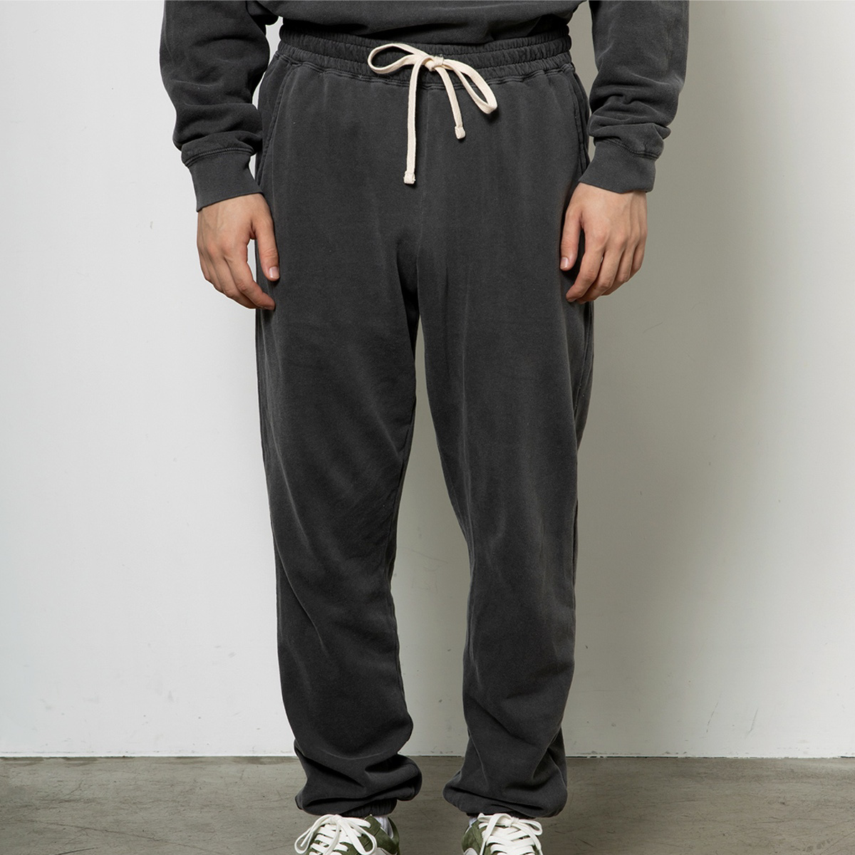 Stone  オーガニックコットン ガーメントダイ スウェット セール】[ロサンゼルスアパレル] LOSANGELS APPAREL 14オンス