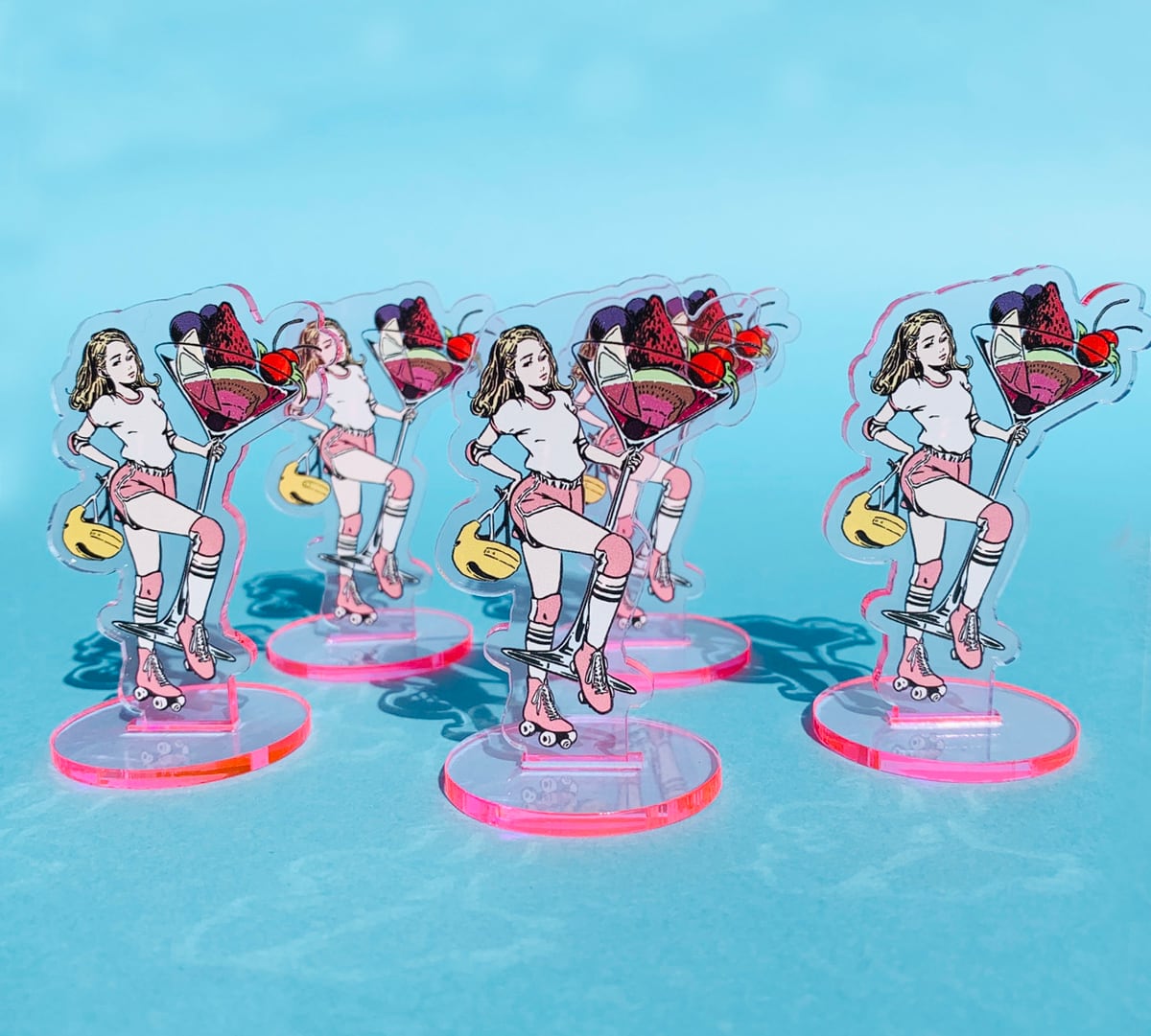 Acrylic Stand (7cm x 7cm or Less) (Set of 5) (#ACR-S07)