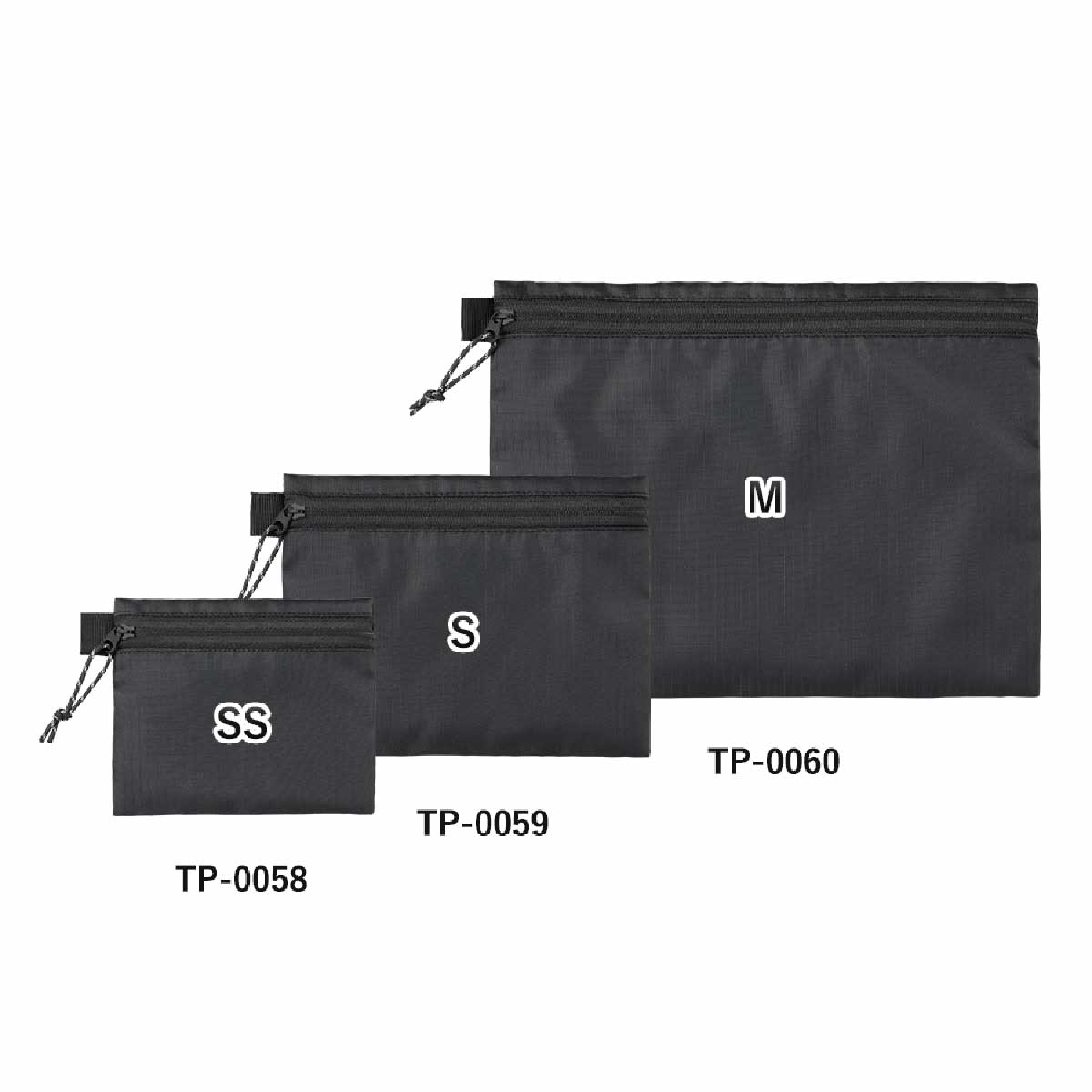 リップストップフラットポーチ(SS)(品番TP-0058)