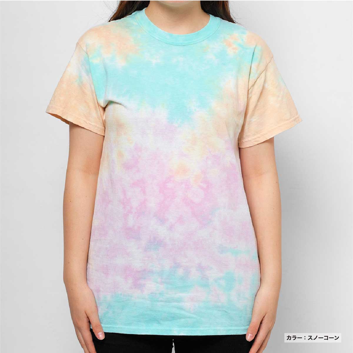 jumpone タイダイ　tシャツ 5th CORNER PRINTING | Colortone カラートーン 5.3 oz レインボー