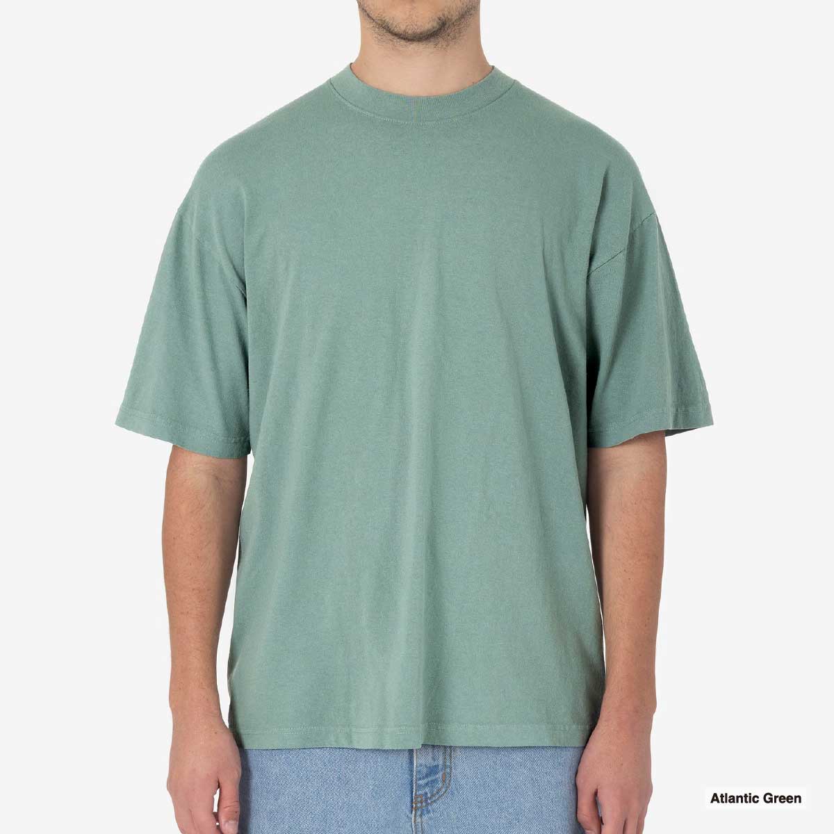 LOS ANGELES APPAREL ロサンゼルスアパレル S/S G-Dye CrewNeck 6.5oz [※国内] (品番1801GD-Z)