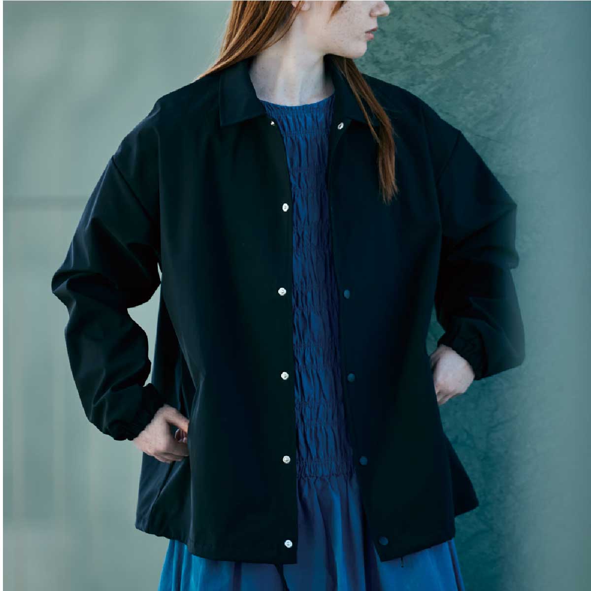 TRUSS トラス リサイクルポリエステル コーチジャケット (品番PCJ-940)