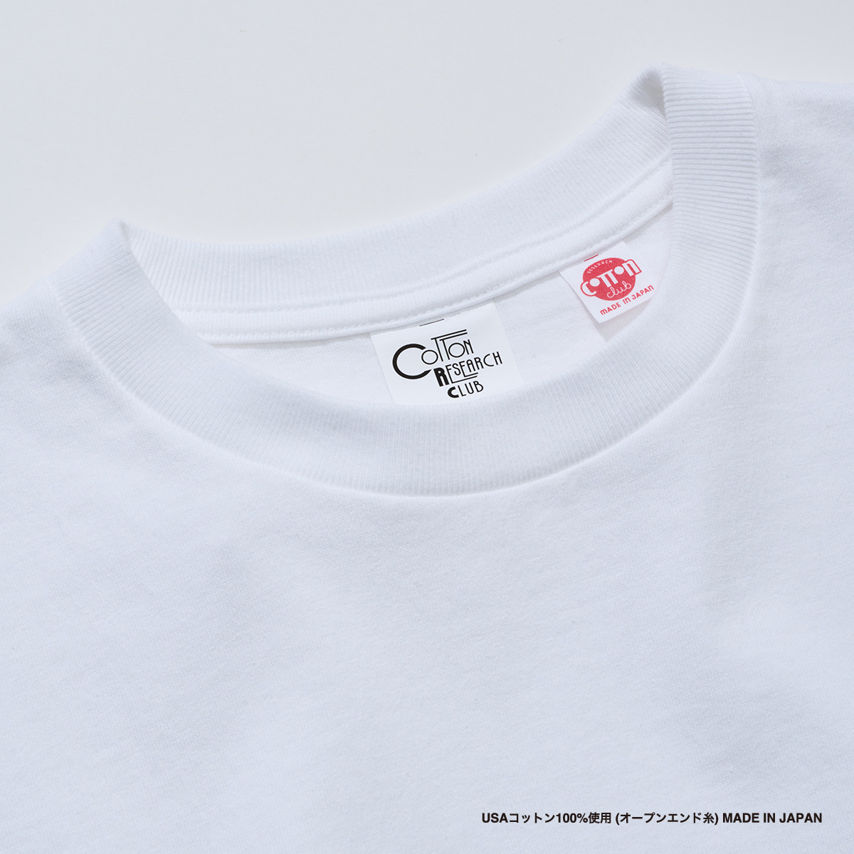 COTTON RESEARCH CLUB tubular T-shirt #JPC-001)