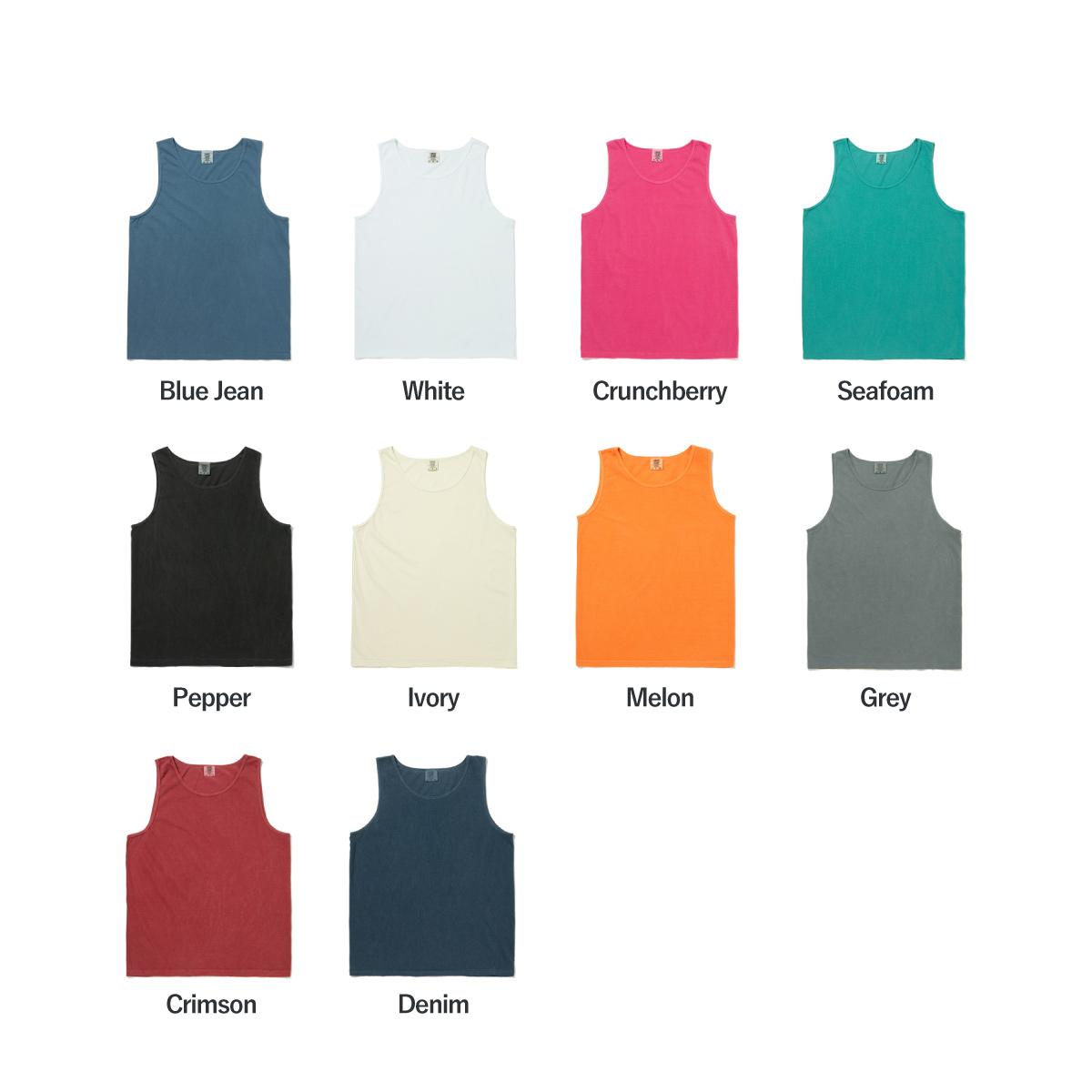 Comfort Colors 6.1 oz Garment Dyed Tank (#CC9360)