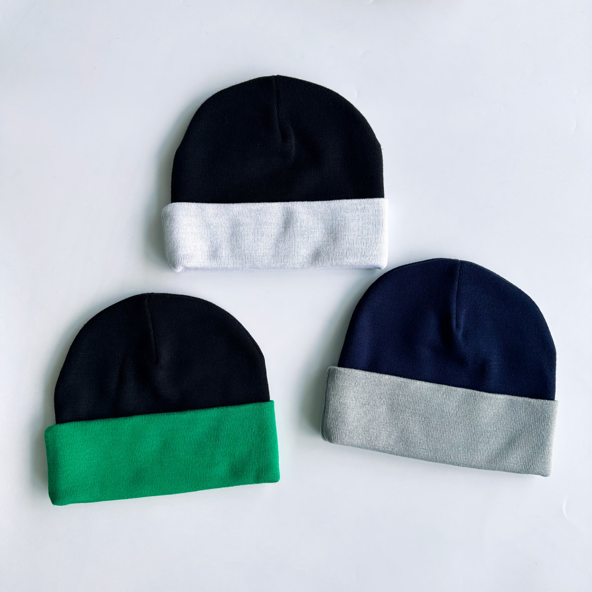 Original Knit Double Cuff Beanie (#CPSEW-030)