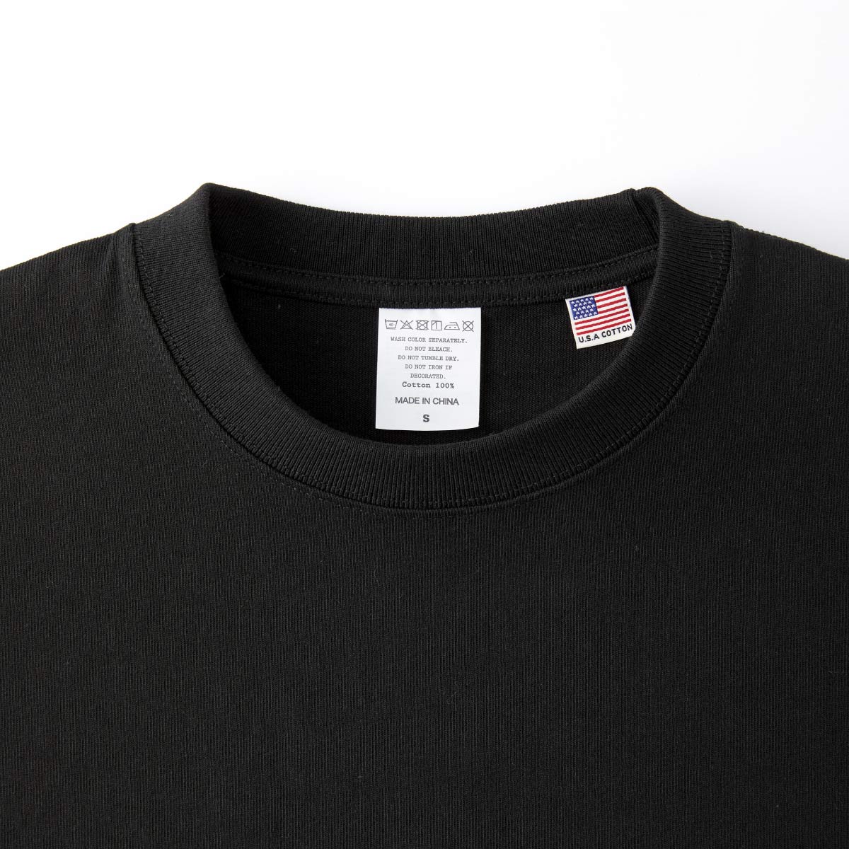 CROSS STITCH 8.1 oz USA cotton long sleeve T-shirt (#UCL-951)