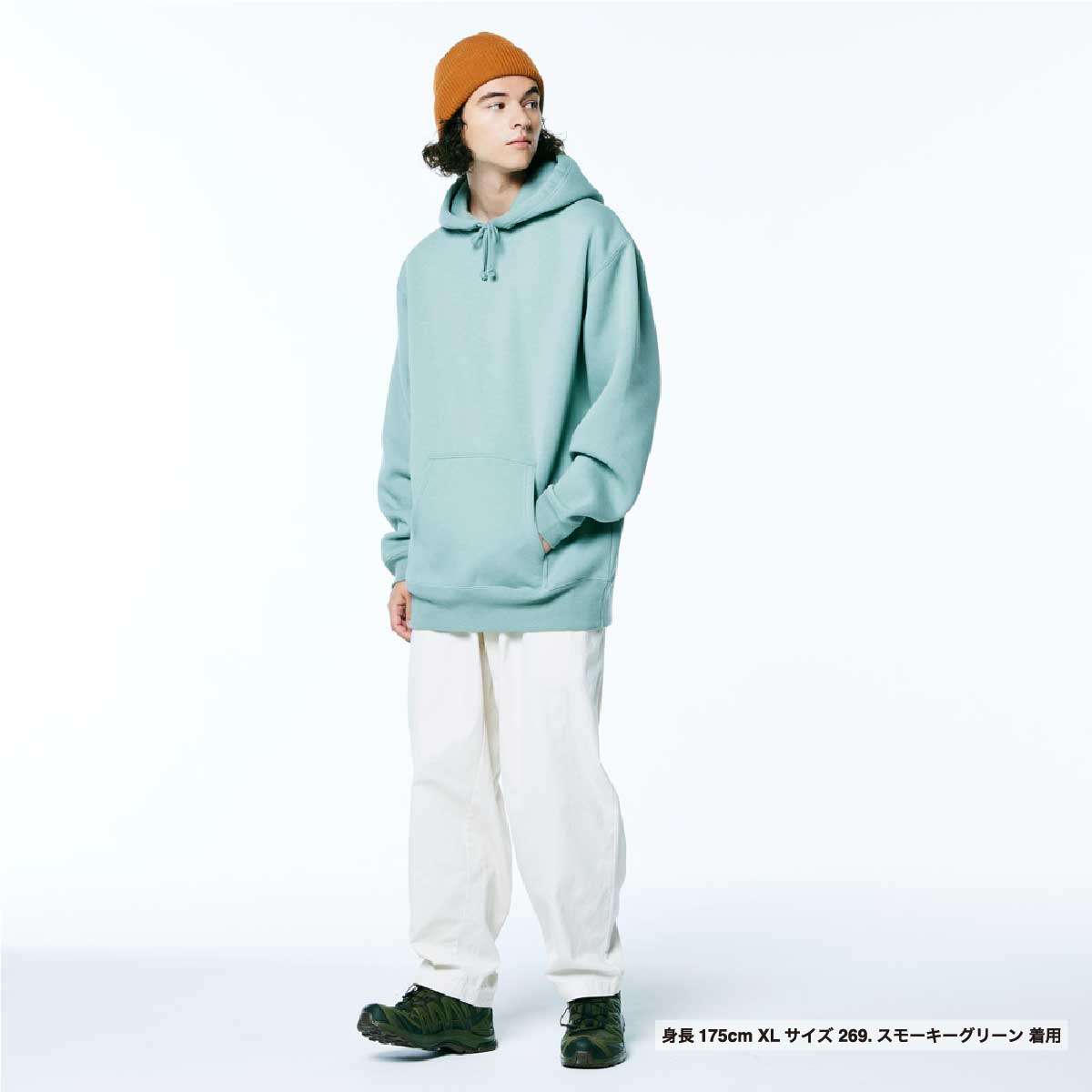 United Athle 10.0 oz T/C Pullover Hoodie (Pile Lining) (#5618-01)