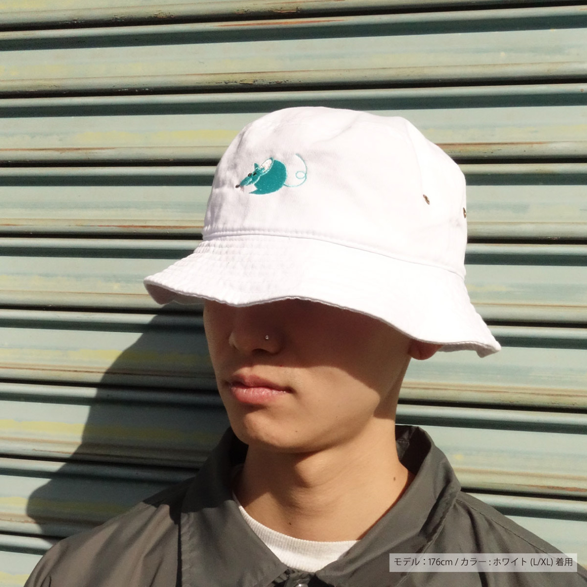 CORNER PRINTING | newhattan Stonewash Bucket Hat (#NF1500)