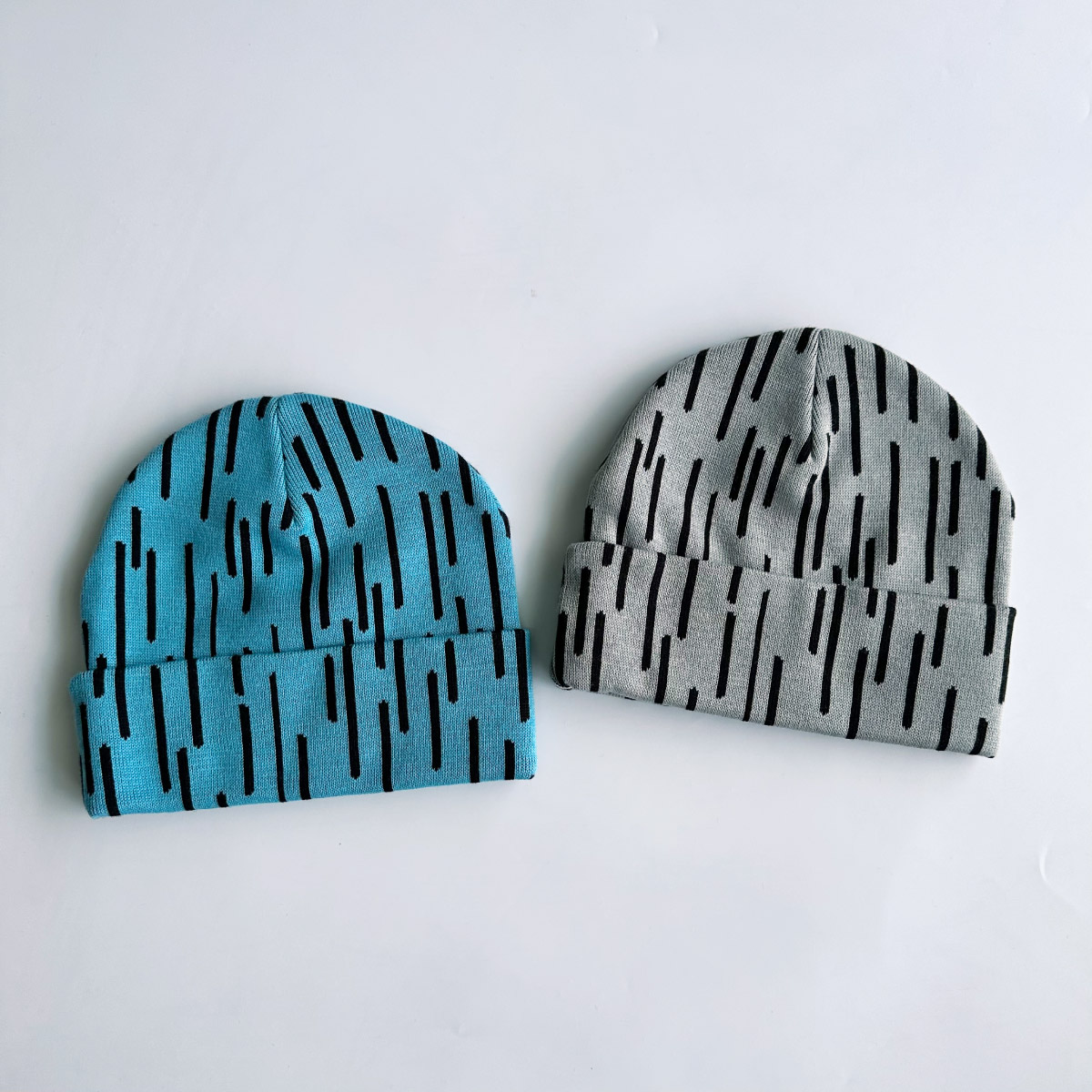 CORNER PRINTING | オリジナルニット ダブルカフビーニー (品番