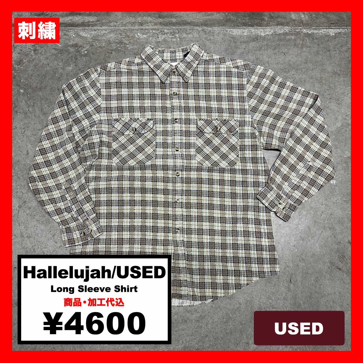 Hallelujah/USED - Long Sleeve Shirt (#066)