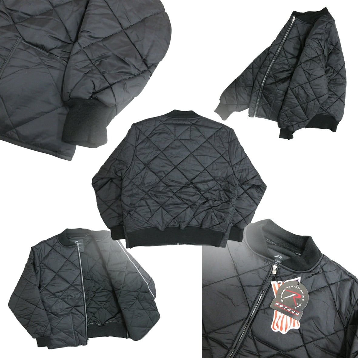 ROTHCO ロスコ Diamond Nylon Quilted Flight Jacket (品番7160)