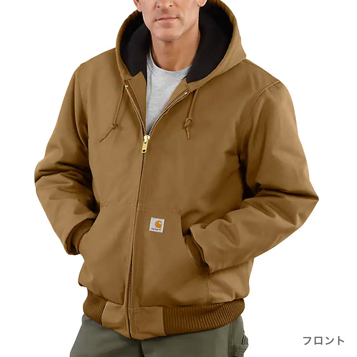 Carhartt カーハート Quilted-Flannel-Lined Duck Active Jacket (品番CTSJ140)