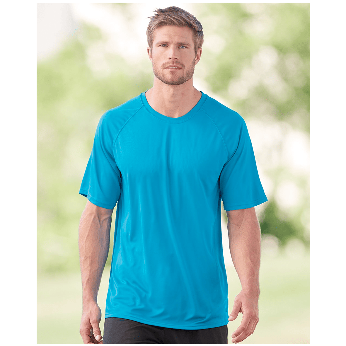 【在庫限り】 Augusta Sportswear オーガスタ スポーツウェア 3.4 oz Attain Color Secure Performance Raglan Sleeves Shirt (品番2790US)